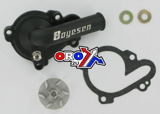 Picture of WATER PUMP COVER 01-13 YZ250F 01-13 WR250F SUPERCOOLER, WATER PUMP KIT BOYESEN WPK37B