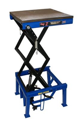 Picture of MOTORCYCLE LIFT HYD 145 KGS BLUE/BLACK Hydraulic SCISSOR MAX LIFT WEIGHT 145KG