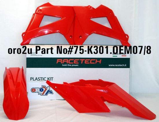 Picture of PLASTIC KIT GASGAS 07-09 RACETECH OEM KITGAS-OEM-402