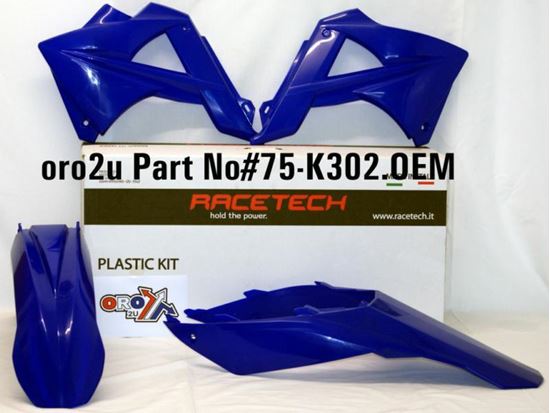 Picture of PLASTIC KIT GASGAS 2010 RACETECH KIT GAS-BL0-403