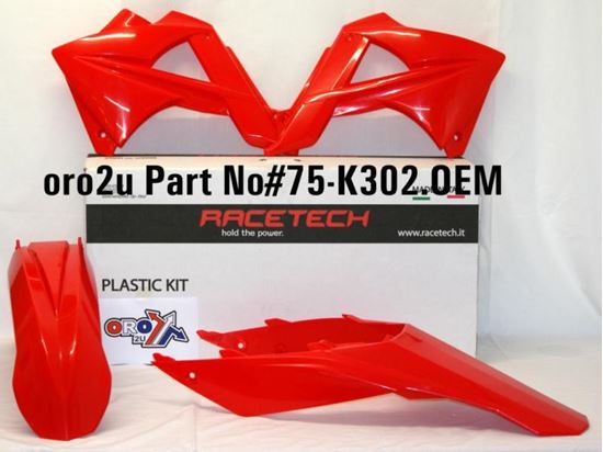 Picture of PLASTIC KIT GASGAS 2010 RACETECH KIT GAS-OEM-403