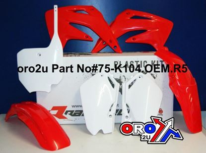 Picture of PLASTIC KIT/5 CR85R 03-07 RACETECH KITCRF-OEM-511