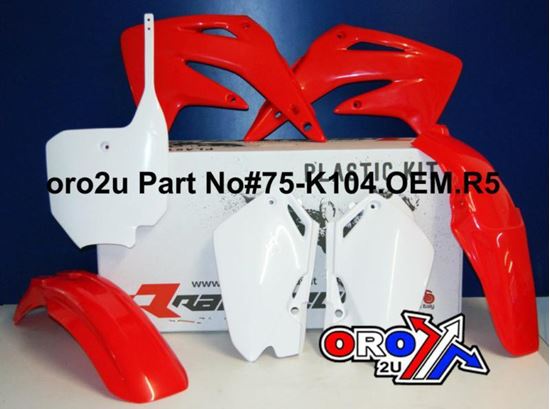 Picture of PLASTIC KIT/5 CR85R 03-07 RACETECH KITCRF-OEM-511