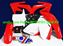 Picture of PLASTIC KIT/5 CRF250 04-05 RACETECH KITCRF-OEM-507