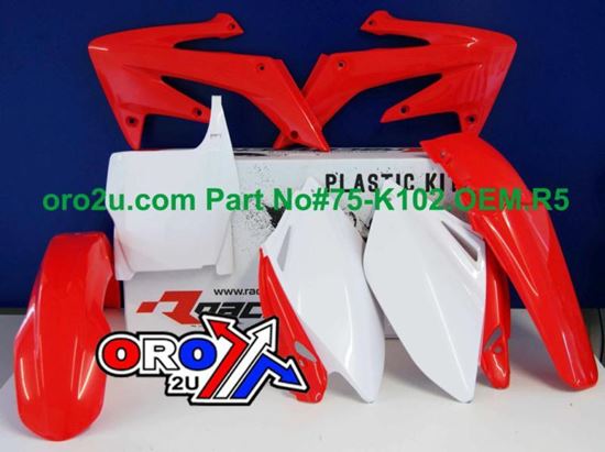 Picture of PLASTIC KIT/5 06-07 CRF250 OEM RACETECH KITCRF-OEM-508 OEM 06-07