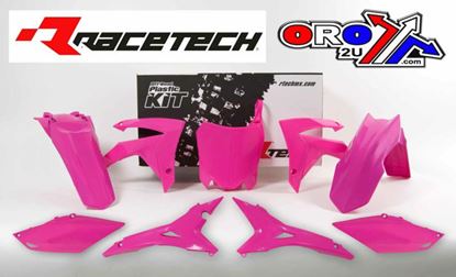 Picture of PLASTIC KIT/6 13-16 CRF250 450 RACETECH R-KITCRF-FU0-517 NEON PINK
