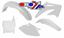 Picture of PLASTIC KIT/5 CRF450R 2004 WHITE RACETECH KITCRF-BN0-505