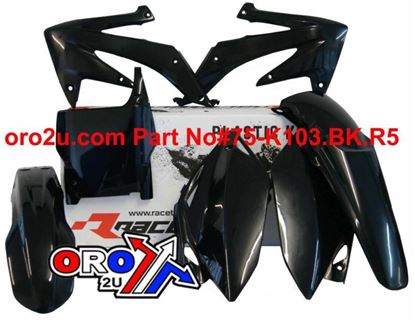 Picture of PLASTIC KIT CRF450 05-06 BLACK RACETECH KITCRF-NR0-506