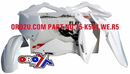 Picture of PLASTIC KIT/5 HUSQVARNA 09-13 RACETECH KITHSQ-BN0-505 WHITE