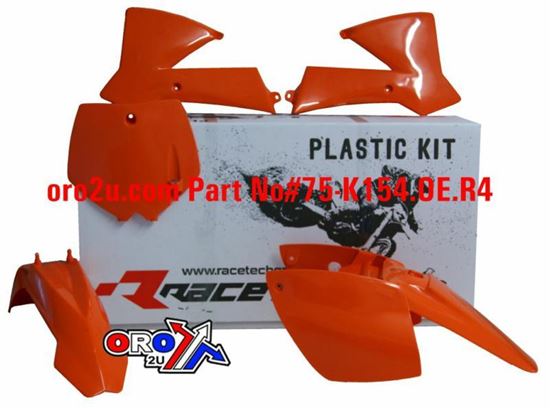 Picture of PLASTIC KIT/4 KTM65 02-08 RACETECH KITKTM-AR0-506