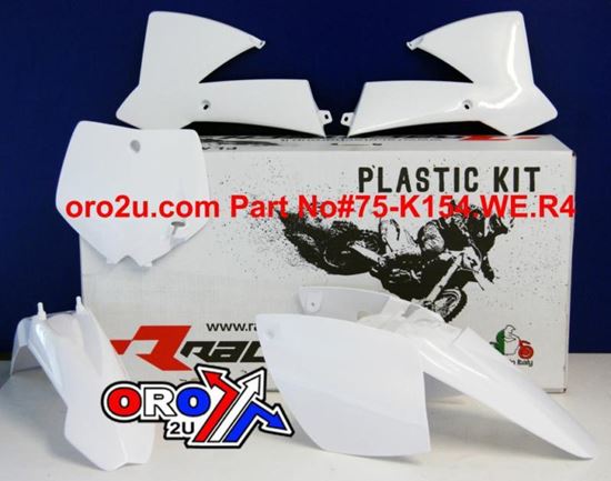 Picture of PLASTIC KIT/4 KTM65 02-08 RACETECH KITKTM-BN0-506