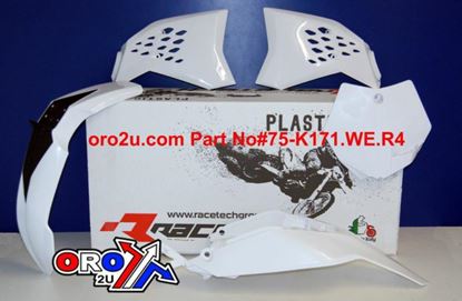 Picture of PLASTIC KIT/4 12-15 KTM SX65 RACETECH KITKTM-BN0-511