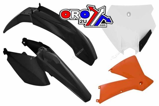 Picture of PLASTIC KIT/4 KTM85 06-12 OEM 11/12 RACETECH KITKTM-O11-507