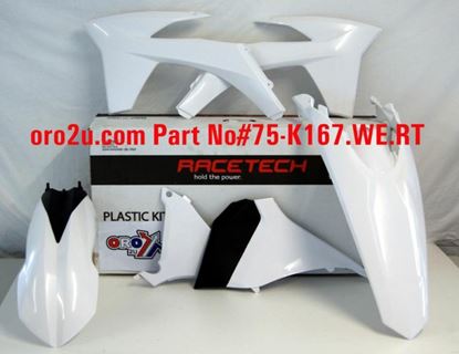 Picture of PLASTIC KIT KTM EXC 2012-13 RACETECH KITKTM-BN0-412 5 PIECE