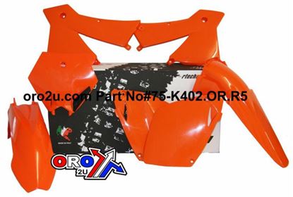 Picture of PLASTIC KIT/5 KTM 01-03 RACETECH KITKTM-AR0-502
