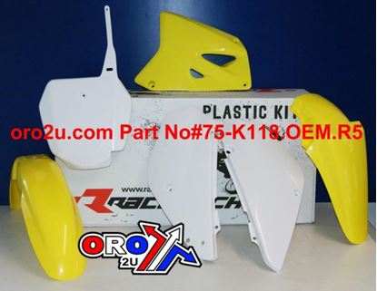 Picture of PLASTIC KIT/5 03-16 RM85 RACETECH KITRM0-OEM-510