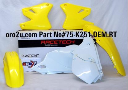 Picture of PLASTIC KIT 00-10 DRZ400E RACETECH KITDRZ-OEM-411