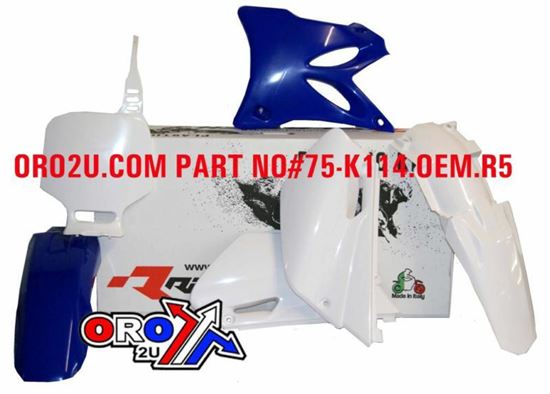 Picture of PLASTIC KIT/5 02-14 YZ85 OEM RACETECH KITYZ0-OEM-509