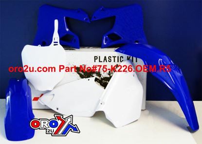 Picture of PLASTIC KIT/5 96-01 YZ125/250 RACETECH KITYZ0-OEM-501
