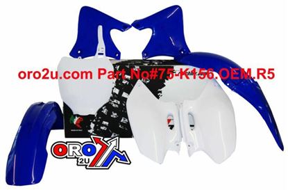 Picture of PLASTIC KIT/5 00-02 YZF250/426 RACETECH KITYZF-OEM-506
