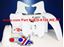 Picture of PLASTIC KIT/5 00-02 YZF250/426 WHITE RACETECH KITYZF-BN0-506