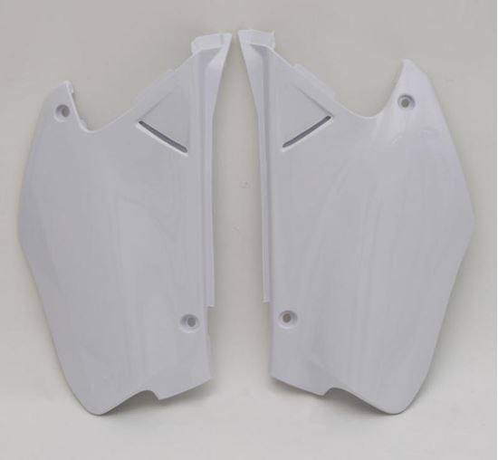 Picture of SIDE PANELS 00-01 CR125 CR250 RACETECH FICR0BN0001 WHITE