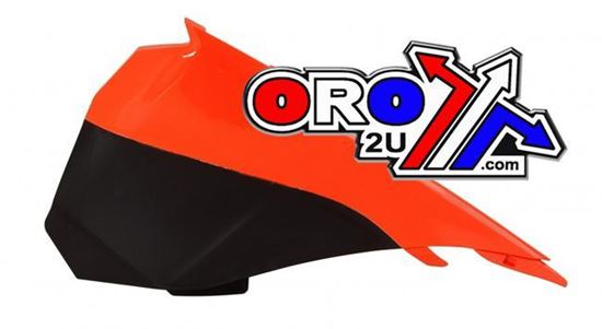 Picture of 13-16 KTM85 LEFT AIRBOX COVER& PANEL ORANGE/BLACK RACETECH FIKTMARSX85 75-0305