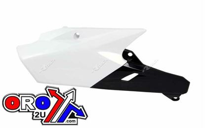 Picture of SIDE PANELS 14-15 YZF250/450 WHITE/BLACK OEM 14 RACETECH FIYZFBNNR14
