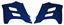 Picture of RADIATOR SCOOPS 04-06 GAS GAS RACETECH CVGASBL0004