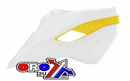 Picture of RAD SCOOPS 14-15 HUSKY & HUSABERG WHITE/YELLOW RACETECH CVHSQBNGQ14