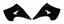 Picture of RADIATOR SCOOPS 03-08 KX125/25 RACETECH CVKX0NR0300