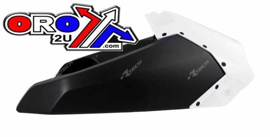 Picture of UPPER RAD 14-16 YZF250/450 SCOOPS WHITE/BLACK RACETECH CVYZFBNNRU1