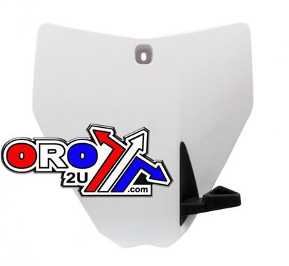 Picture of FRONT PLATE 14-16 HUSKY TC85 WHITE RACETECH TBHSQBN0085
