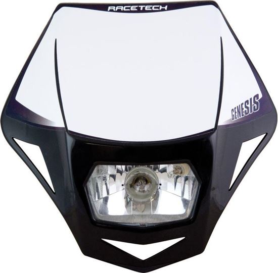 Picture of GENESIS HEADLIGHT BLACK RACETECH MASKNR00006 BLACK