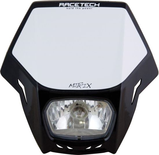 Picture of MATRIX HEADLIGHT BLACK RACETECH MASKNR00007 BLACK