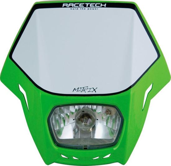 Picture of MATRIX HEADLIGHT KX GREEN RACETECH MASKVE00007 KX GREEN