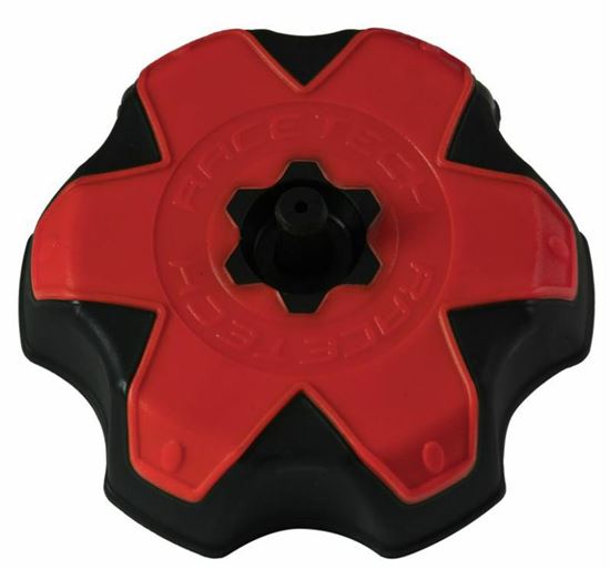 Picture of TANK CAP RACETECH BLACK/RED RACETECH TAPPORMZRS9