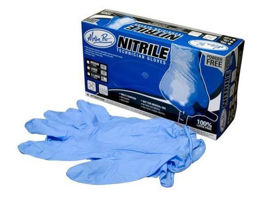 Picture of TECHNICIAN GLOVE NITRILE X-LAR MOTION PRO 11-0036 BOX 100