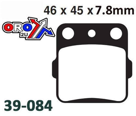 Picture of BRAKE PADS SINTERED METAL HARD WRP-AP WG-7162-F4