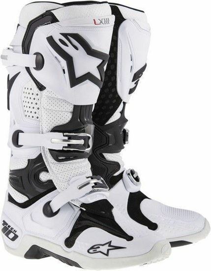 Picture of TECH-10 WHITE/WHITE 42 ALPINESTAR BOOTS MOTOCROSS