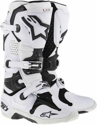 Picture of TECH-10 WHITE/WHITE 43 ALPINESTAR BOOTS MOTOCROSS