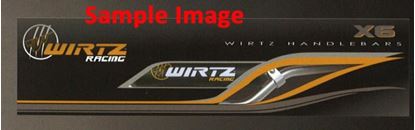 Picture of WIRTZ X6 MX HANDLEBARS BLUE YAMAHA YZ80/85 MINI BEND