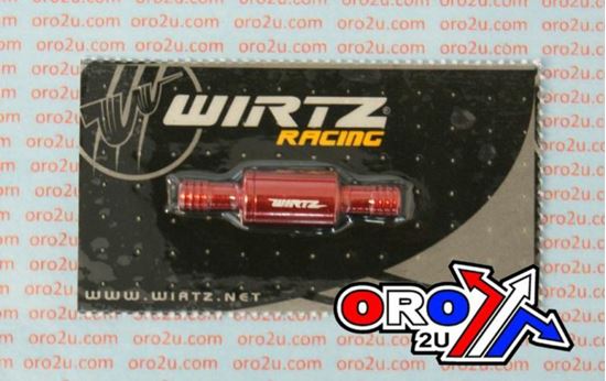 Picture of WIRTZ GAS STOP RED ALUMINIUM