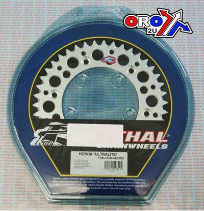 Picture of REAR SPROCKET RENTHAL XR ULTRALITE 154-520-42 SILVER