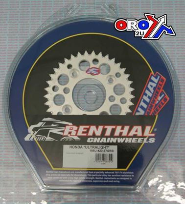 Picture of REAR SPROCKET RENTHAL CRF50 ULTRALITE 168-420-37 SILVER
