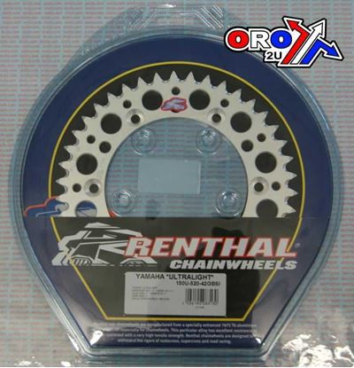 Picture of REAR SPROCKET RENTHAL YAM ULTRALITE 150A-520-42 SILVER