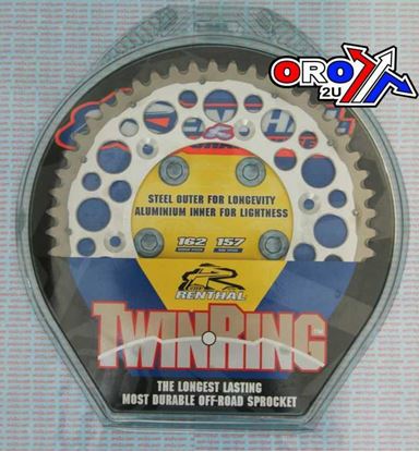 Picture of REAR SPROCKET TWINRING XR RENTHAL 1540-520-50 HONDA