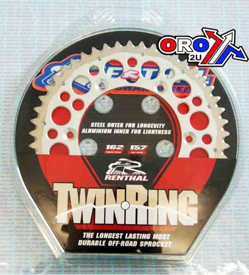 Picture of REAR SPROCKET TWINRING YAM RENTHAL 1500-520-48 JTR251