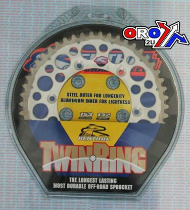 Picture of REAR SPROCKET TWINRING YAM RENTHAL 1500-520-52 JTR251