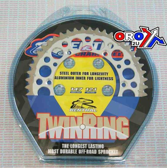 Picture of REAR SPROCKET TWINRING KAW RENTHAL 1120-520-48 KAWASAKI